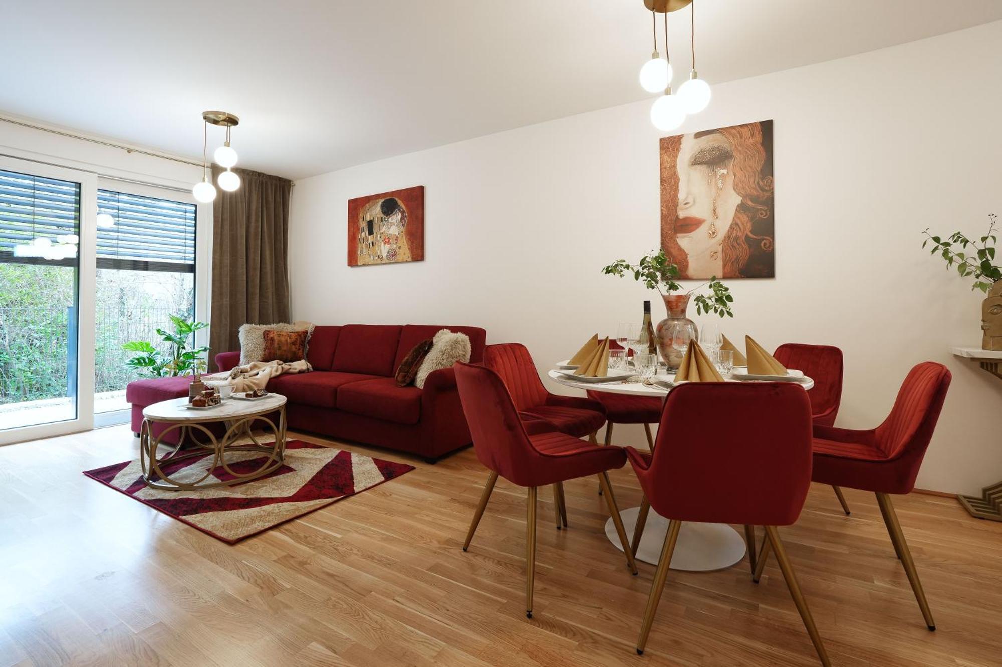 Apartment Stay In Style At Carl'S Design Residences - Modern Design Meets Green Comfort L Parking & Perfect Connection To City Center *